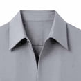 thumbnail image 5 of Stamzod Mens 2 Piece Outfits Business Casual Short Sleeve Button Shirt and Pants Suits Set formal Wedding Party Matching Set, 5 of 6