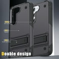 thumbnail image 7 of Allytech for Samsung Galaxy S23 Plus Rugged Case, Military Grade Shockproof Anti-Stain Heavy Duty Hybrid Case with Invisible Kickstand, Soft TPU + Hard PC Case for Samsung Galaxy S23 Plus, Gray, 7 of 7