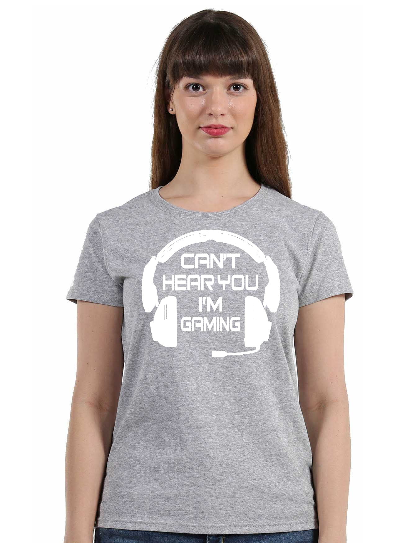 Can't Hear You I'm Gaming Ladies' T-shirt