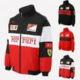 thumbnail image 3 of Ferrari Veste de Course Style Vintage F1 Ferrari Veste Unisexe Rouge Vif, 3 of 4