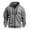 Gray, variant on Men's Zip Up Hoodies Thicken Fleece Lined Jackets Hooded Fall Winter Casual Workout Long Sleeve Cargo Sweatshirts Warm Thermal Coats with Multi Pockets