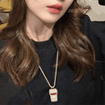 thumbnail image 5 of Rose Red Necklace Style, Exquisite Diamond-Encrusted Referee Whistle, Cute Rhinestone Whistle, Metal Whistle, 5 of 5