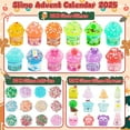 thumbnail image 2 of SLIME Advent Calendar 24 Days Of Surprises Glow In The Dark Slime Kit Halloween Toy For Kids Toddlers Teens Girls Boys, 2 of 8