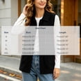 thumbnail image 3 of Staron Fall Vest for Women Casual Knit Vest Sleeveless Solid Lightweight Comfy Loose Longline Vest Jacket Black L, 3 of 7