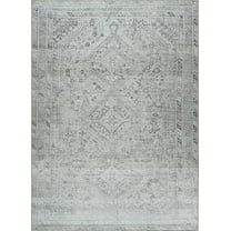 BoutiqueRugs Barny Traditional Area Rug - Machine Washable - Off White, Sage Green, Taupe - 5'3" x 7'3"