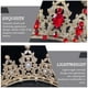 thumbnail image 4 of KAKOWELY Tiara nupcial de cristal, corona, tiara, tocado de boda, diadema de cumpleaños, accesorio para el cabello, 4 of 5