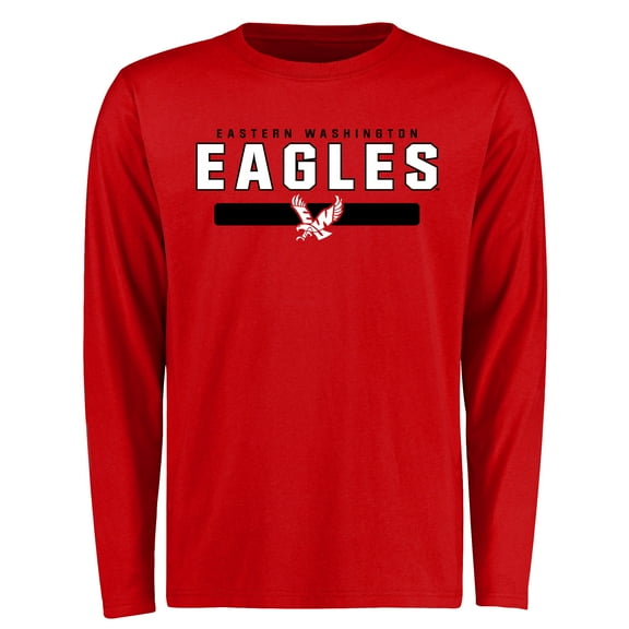 Men's Red Eastern Washington Eagles Team Strong Long Sleeve T-Shirt