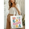 thumbnail image 5 of Cat Mom Bag In My Mom Era Tote Bag Cat Mom Gift Cat Lover Gift Mother’s Day, 5 of 6
