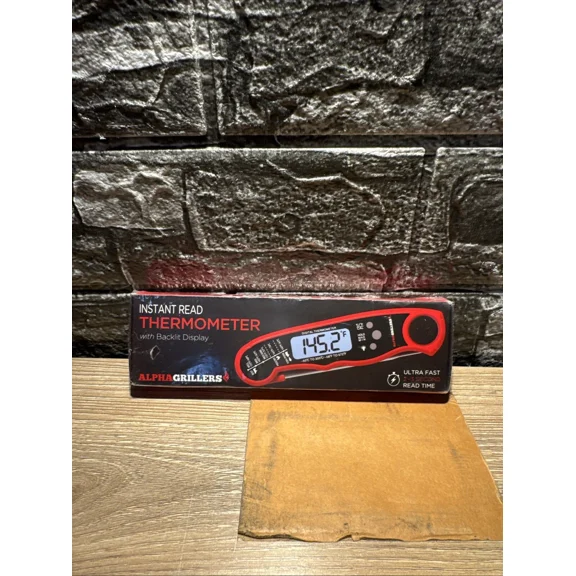 Alpha Grillers Instant Read Meat Thermometer For Grill Smoking And Cooking Temp