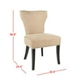 thumbnail image 7 of SAFAVIEH Jappic 22''H KD Side Chair Set of 2 Silver Nail Head Wheat, 7 of 7