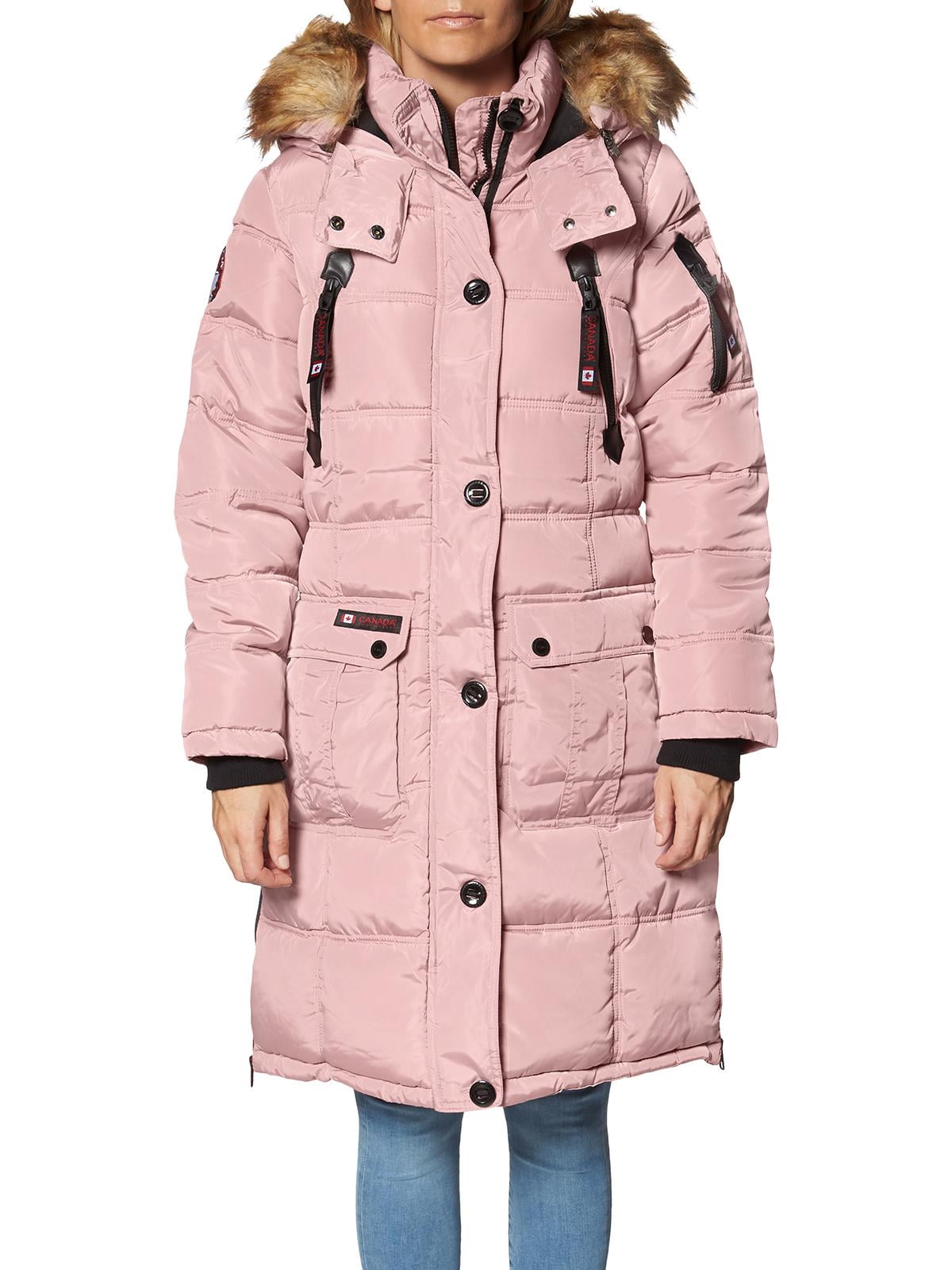 canada weather gear long puffer coat