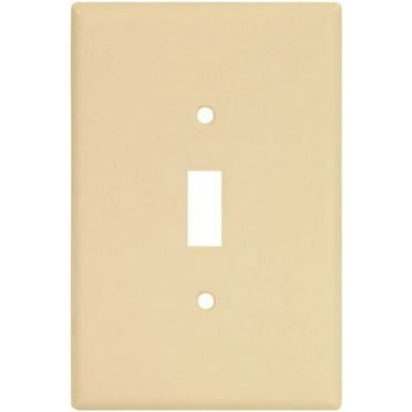 Cooper 2144V Ivory Oversize Single Gang Toggle Light Switch Wall Plate