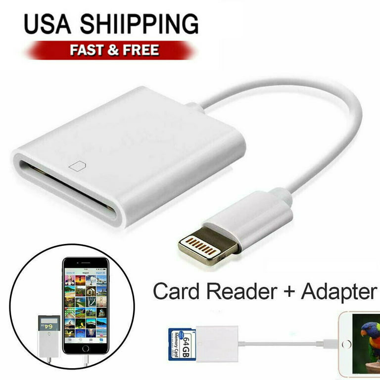 Apple SD Card Adapter Camera Reader For iPad To Max Walmart.com