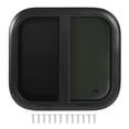 thumbnail image 2 of Rounded SlidingBlack Aluminum Alloy Frame   for   Trailer RV, 2 of 8