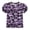 Purple-10, variant on Mitankcoo Girls Camo Print Tops Round Neck Puff Sleeve T-Shirts Blouse for Daily & School 4-15Y