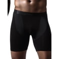 thumbnail image 3 of Plus Size Men's Athletic Performance Moisture Wicking Nylon Mesh Boxer Briefs(1 PCS), 3 of 6