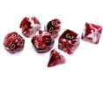 thumbnail image 3 of Glaciersei Dice Set Red Mix White Dice for Dungeon and Dragons D&D Polyhedral Dice, 3 of 5
