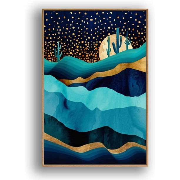 Wall26 Framed Canvas Home Artwork Decoration Nordic Style Scenery Canvas Wall Art For Living Room Bedroom Walmart Com Walmart Com