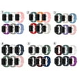 thumbnail image 2 of LEIXIUER 6 Pack Silicone Bands for Apple Watch Bands 40mm 38mm 44mm 42mm 41mm 45mm Women Men, Soft Silicone Waterproof Sport Band Replacement Wristbands for iWatch Series 7 6 5 4 3 2 1 SE, 2 of 9