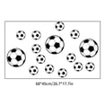 thumbnail image 4 of Pegatinas de pared con diseño de fútbol para puertas, ventanas y paredes | Adhesivos fáciles de despegar y pegar para crear un ambiente festivo, 4 of 7
