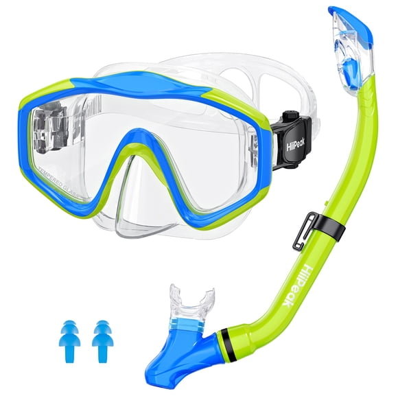Set de Equipo de Snorkel HiiPeak para Niños de 6 a 14 Años con Gafas de Buceo