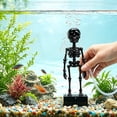 thumbnail image 5 of Clearance Halloween Dancing Skeleton Aquarium Bubbler, Action Skeleton Aquarium Ornament, Fish Aquarium Decor, Air-Driven Moving Skeleton Fish Tank Bubbler Decoration for Fresh & Saltwater Aquariums, 5 of 9