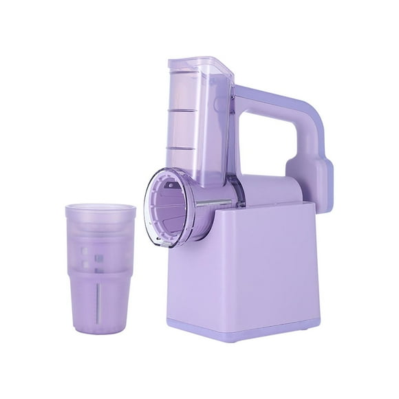 Procesador de alimentos eléctrico con 4 cuchillas para cortar, triturar, rallar y picar sin esfuerzo. Compacto y potente para preparar comidas saludables rápidamente. Aestivo | Morado |