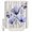 MediumPurple Ivory, variant on Small Stall Shower Curtain 36x72 Inch Narrow Half Size Tulip Butterfly Bath Curtains Bathroom Decor Vintage Spring Botanical Flowers Floral Waterproof Fabric Shower Curtain Set with Hooks 36 Inch
