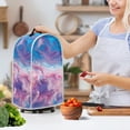 thumbnail image 3 of HELLHERO Blue and Pink Marble Pattern Mixer Blender Cover 1Pcs Blender Covers Polyester Lightweight for Kitchen Handle, 3 of 6