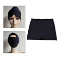 thumbnail image 3 of Gel estirable Mascarilla para el dolor de cabeza Macarena Sombrero para aliviar el dolor de cabeza negro, 3 of 7
