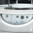 thumbnail image 3 of Ariel Da333f8 Platinum 89" Steam Shower Enclosure And Whirlpool Bath Tub - White, 3 of 4