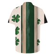 thumbnail image 5 of Wancir Chemises pour Hommes en Solde, Chemise Décontractée Printemps/été à Col Imprimé Saint-Patrick à Manches Courtes, 5 of 5