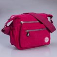 thumbnail image 3 of Bolsa de información de cuero femenino bolsa de lona impermeable Correa ajustable diaria billetera cuadrada, 3 of 4