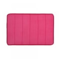 thumbnail image 1 of Non-slip Memory Foam Bath Mats Soft Absorbent Bathroom Rugs,20x32in,Rose Red, 1 of 7