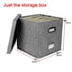 thumbnail image 5 of 2X Caja de Almacenamiento de con Tapa y Asas, Organizador de , Decoración Elegante para el Hogar, Soporte Protector para Álbumes, 5 of 6