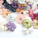 thumbnail image 4 of Material hecho a mano simulación flor boda flor pared ramillete tocado flor decorativa flor crisantemo flor estrella lengua flor, 4 of 6