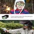 thumbnail image 2 of Gafas de visión nocturna para niños, gafas de noche LED ajustables con luces abatibles, lentes verdes, gafas de visión nocturna espía de juguete para patinar, carreras en bicicleta, 2 of 5