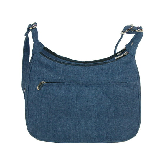 magnifique - magnifique denim shoulder handbag with adjustable strap ...