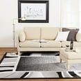 thumbnail image 2 of Home Dynamix Premium Rizzy Contemporary Abstract Border Area Rug, Black/Grey, 7'8" Round, 2 of 5