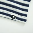 thumbnail image 5 of bossini Kids Mock Neck Long Sleeve Tee Micro Fleece Stripe Pullover Tshirts, 100, 5 of 10