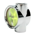 thumbnail image 6 of Flow Meter Water Cooling Flow Indicator Meter Copper Chromed 2 Ways G1/4 Threaded Filter Indicator Sensor Measuring Tool ,Accurate Measurement, 6 of 6