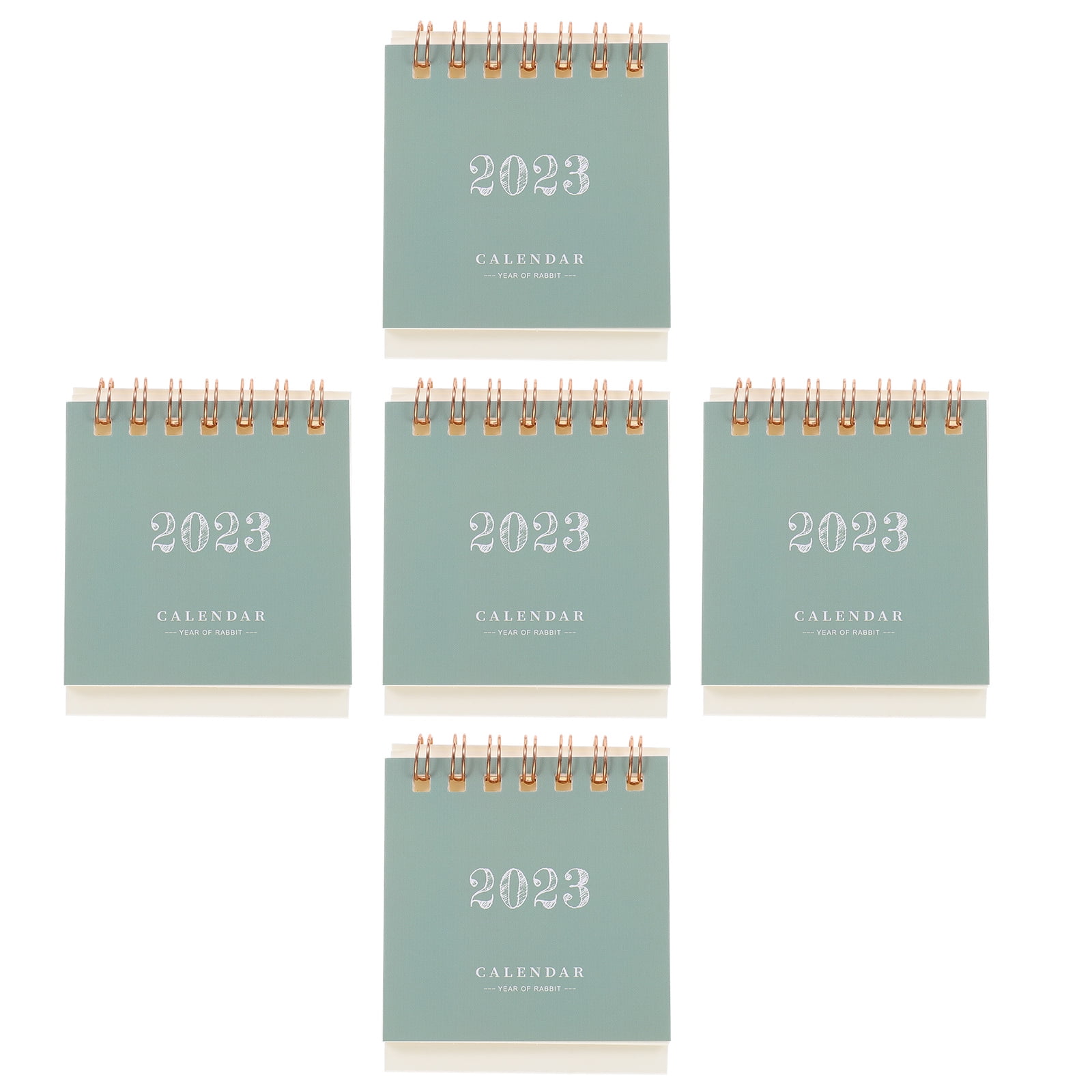 Calendar Desk 2023 Small Standing Table Monthly Desktop Office 2022 Mini Miniature Planning Calendar Blotter Counter Pad