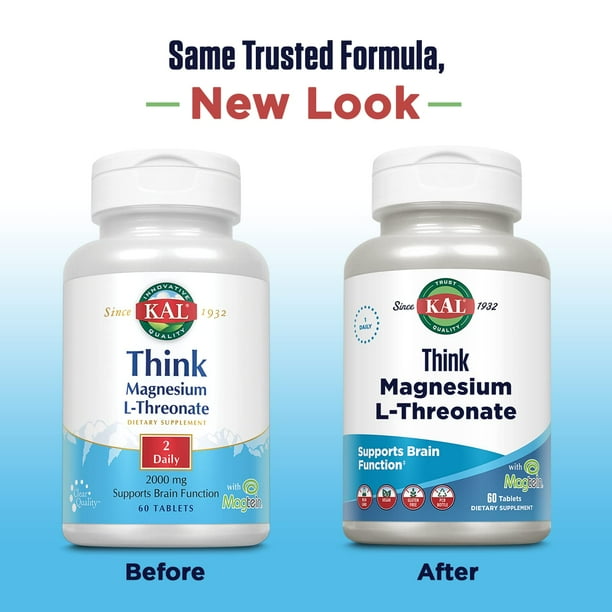 L-TREONATO DE MAGNESIO 500 Mg - Refuerzo Cerebral Nootrópico, Función - Foto 2