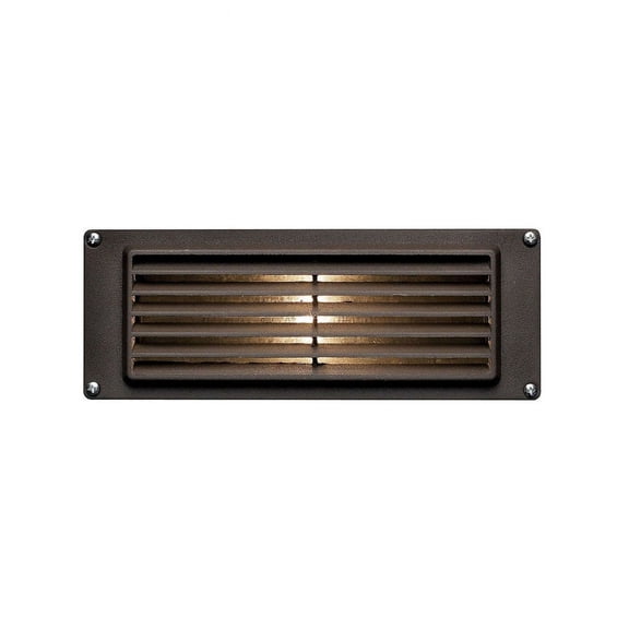 1594BZ-LL-Hinkley Lighting-Hardy - Low Voltage Landscape Louvered Brick Light - 8.75 Inches Wide by 3.25 Inches High-Bronze Finish-LED Lamping Type