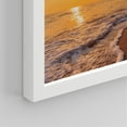 thumbnail image 5 of PixonSign Framed Wall Art White Ocean Sea Wave Posters, Set of 4 Sunset Horizon Nature Wilderness Realism Landscape Modern Art, Scenic Seascape Canvas Prints for Home Decor - 11"x14" White, 5 of 5
