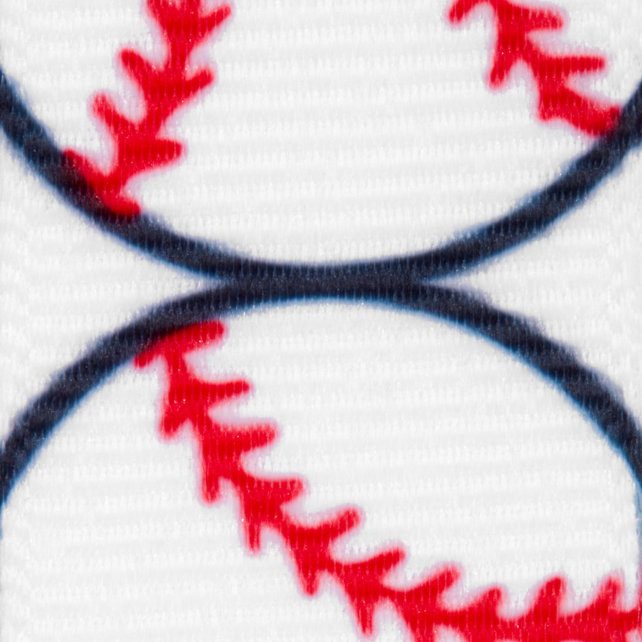 BOAO Baseball Ribbon Grosgrain Baseball Craft Ribbon Wired