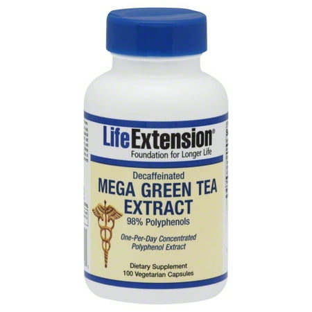 Quality Supplements and Vitamins LifeExtension Mega Green Tea Extract, 100 ea