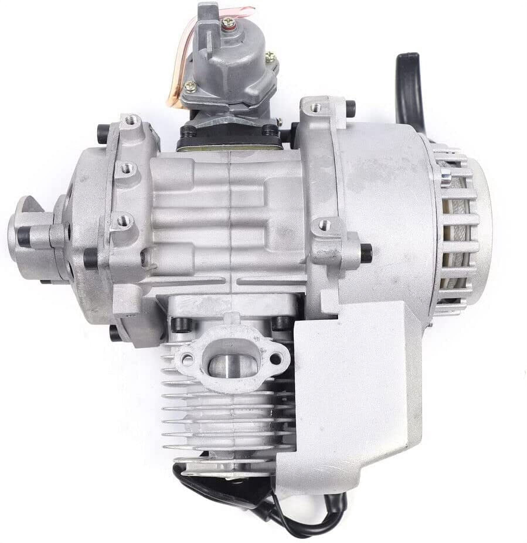 Miumaeov 49CC 2-Stroke Engine Motor Kit Single Cylinder Pull Start Engine for Mini Dirt Bike Motor Pocket ATV Scooter