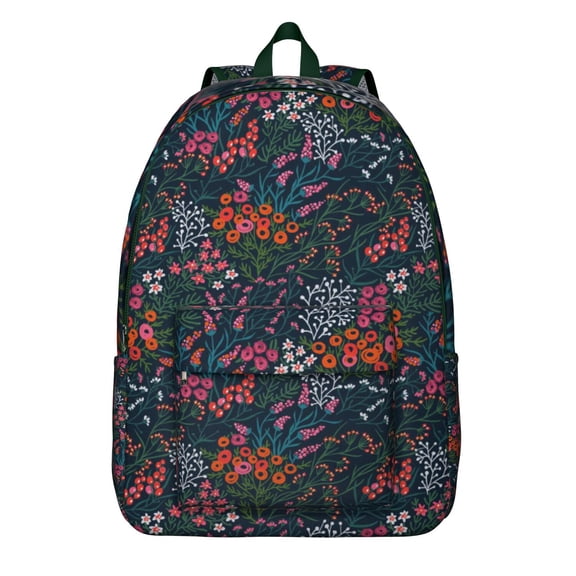 Vibrant Sunflower Flowers Print Backpack with Organized Interior, Perfect for Carrying Textbooks and Files, Durable Exterior, Reward Gift
