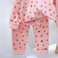 thumbnail image 4 of TOWED22 Toddler Boys Girls Pajamas Set 2Pcs Long Sleeve Cotton Print Top and Pants Soft Sleepwear Pjs Jammies Fall Winter 3 6 9 12 18 24 Months 2 3 4 5 6 7 8 9 Years(Pink,5-6 Y), 4 of 5